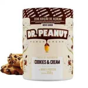 Pasta Amendoim Dr Peanut Cookies  Cream 650 G