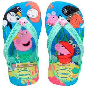 Havaianas Baby Peppa Pig 1056 Azul Lavanda 19
