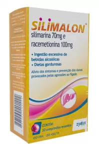 Silimalon 140 140mg + 100mg 60 comprimidos revestidos