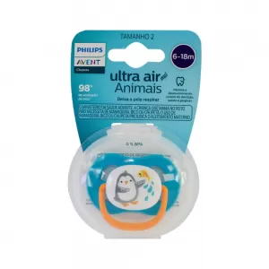 Chupeta Ultra Air 6-18M Unitária Pinguim Avent - SCF081/09