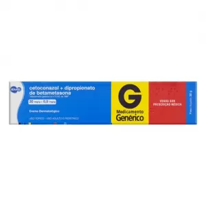 Cetoconazol + Dipropionato de Betametasona Creme Genérico EMS 20mg/g + 0,5mg/g 30g