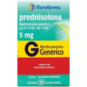Prednisolona 5mg 20 comprimidos