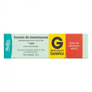 Furoato de Mometasona Creme Genérico Medley 1mg/g 20g