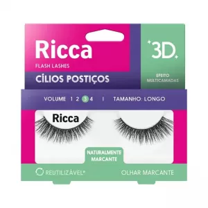 Cilios Ricca 3D Vol. 03 Longo 408