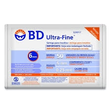 Ser Insul Bd Ultra Fine 50 Ui Ag 6 Mm C10 Ser