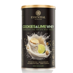 Cookies  Lime Whey Lata 405G -  Essential Nutrition