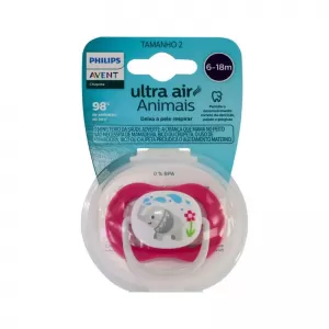 AVENT PPS ULTRA AIR ANIMAIS ELEFANTE 6-18 MESES ROSA CH EMB X 1