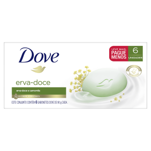 Kit Sab Dove Erva Doce Camomila C6 90 G