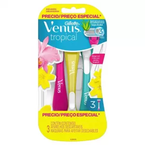 Aparelho de Depilar Gillette Venus Tropical 3 unidades