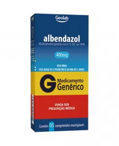 Albendazol 400Mg Cx 05 Comp