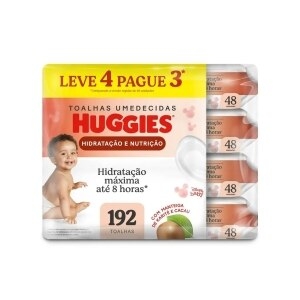 Toalha Huggies Umed. Hidrat E Nutri L4p3