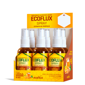 Ecoflux Propolis Laranja 6X30ml Spray Or
