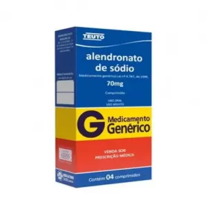 Alendronato Sódico Genérico Teuto 70mg 4 comprimidos