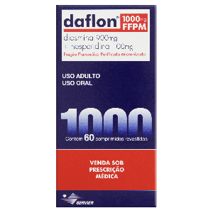 Daflon 1000mg 60 comprimidos revestidos