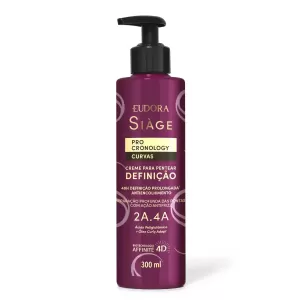Creme Para Pentear Definição Eudora Siàge Pro Cronology Curvas 300Ml
