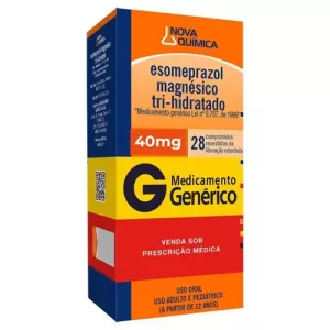 Esomepreazol Magnésio Tri-hidratado Genérico Nova Quimica 40mg 28 comprimidos