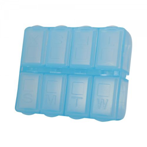Porta Comprimidos Pequeno Com 8 Divisores Life