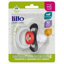 LILLO CHUPETA ORTODONTICA SILICONE FUNNY T2 MICKEY PRETA 305821 x 1
