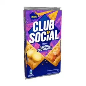 Biscoito Salgado Club Social Bacon  Provolone 141G