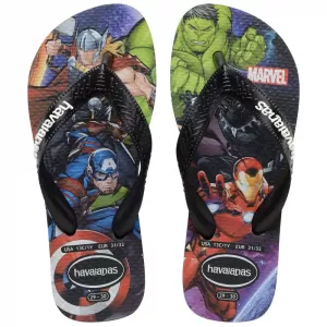 Havaianas Kids Top Marvel Ii 0090 Preto 3132