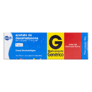 Acetato de Dexametasona Creme Genérico EMS 1mg 10g