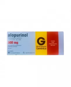 Alopurinol Genérico Novartis 300mg 30 comprimidos