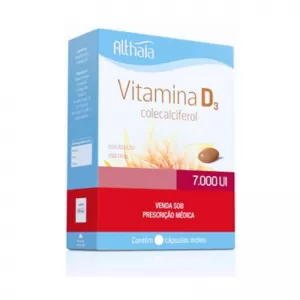 Vitamina D3 7000ui 4 cápsulas