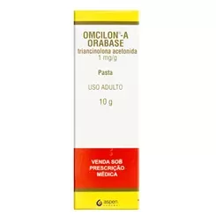 Omcilon-A Orabase 1mg/g Aspen 10g Pasta