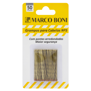 MB ACESSORIOS GRAMPO N5 DOURADO x 50