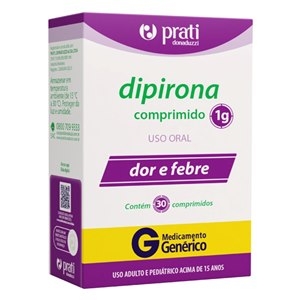Dipirona 1000 Mg 30 Cps