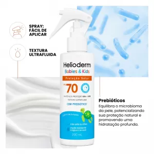 Protetor Solar Helioderm Spray Babies  Kids Fps 70 200Ml