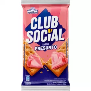Biscoito Club Social Presunto 141g