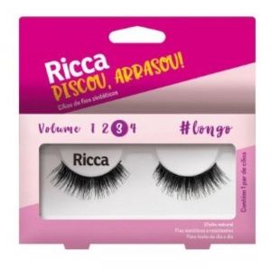 RICCA BLZ CILIOS POSTICOS VOL 01 MEDIO 303 OUTR. EMB X 2UN