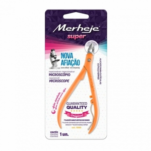 Alicate Para Unhas Super Laranja Merheje