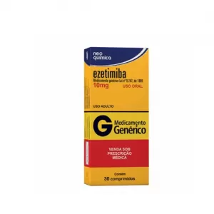 Ezetimiba Genérico Neo Quimica 10mg 30 comprimidos