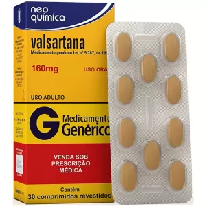 Valsartana 160mg Genérico Cimed 30 Comprimidos