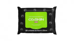 Lenço Umedecido Demaquilante Facial Coco Cbskin Pacote 25 Unidades