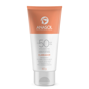 Anasol Protetor Solar Facial Clareador Fps 50 - 60 G
