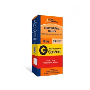 Rosuvastatina Cálcica Genérico Nova Química 20mg 30 comprimidos