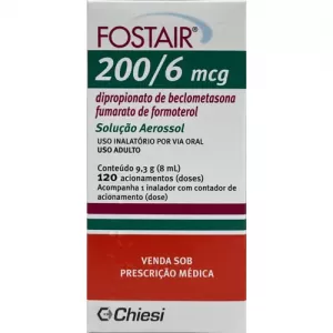 FOSTAIR DPI 200 + 6MCG C/120 DOSES