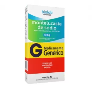 Montelucaste De Sodio 4Mg Cx 30 Comp Mast