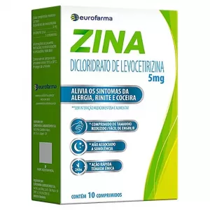 Zina ODT 5mg Eurofarma 10 Comprimidos Orodispersíveis