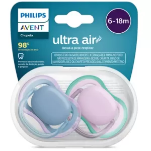 Chup Ultra Air Dupla 6-18 Lisa Azul E Rosascf08534
