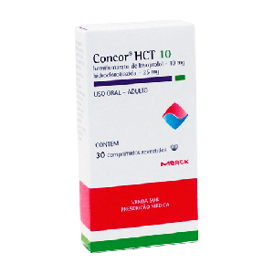 Concor HCT 10mg + 25mg 30 comprimidos revestidos