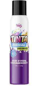 Tinta Spray Temporaria Cabelo My Party Preto 150Ml