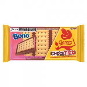 Barra Chocolate Garoto Trio Bono 90G