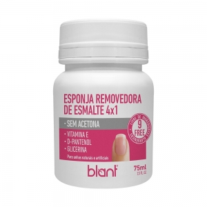 Esponja Removedora De Esmalte 4X1 75Ml Blant