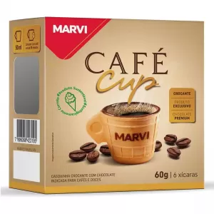 Cafe Cup C Choc Marvi 50 Ml Cx C6 Un