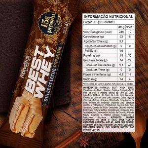 Best Whey Bar 15G Protein Dulce De Leche Premium (62G)
