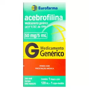 Acebrofilina Xarope Adulto Eurofarma 120ml